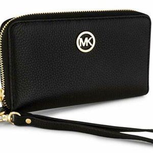 NWT Michael Kors Fulton Lrg Flat Phone Case Wallet